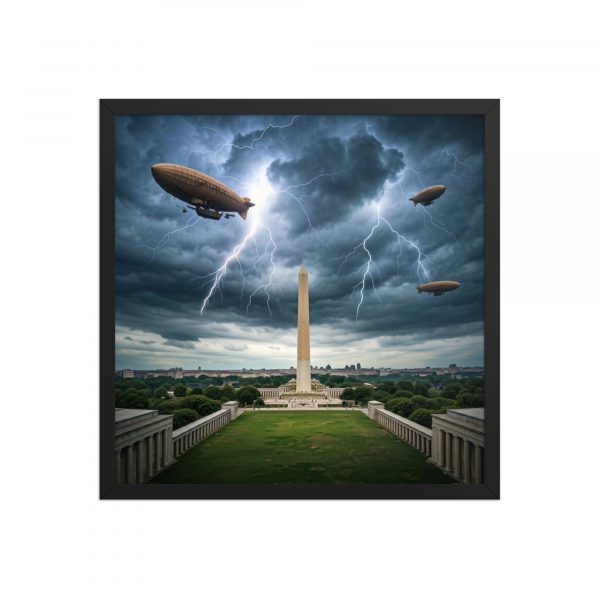 Storm Over the Republic - Fuzionique Process Art on Print