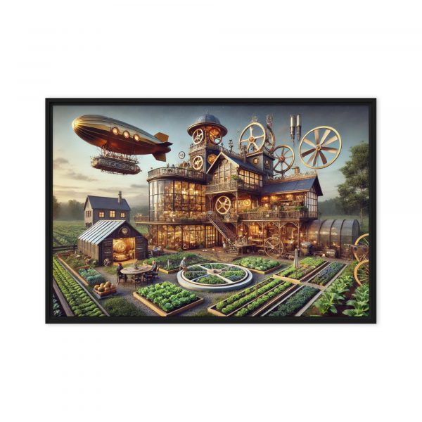 The Future of Homesteading - Remarkable Fuzionique Art on Canvas