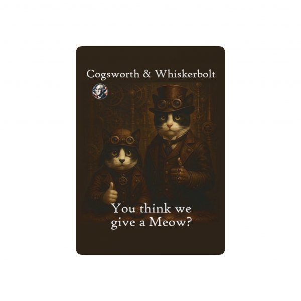 Showdown: Cogsworth & Whiskerbolt Poker Deck