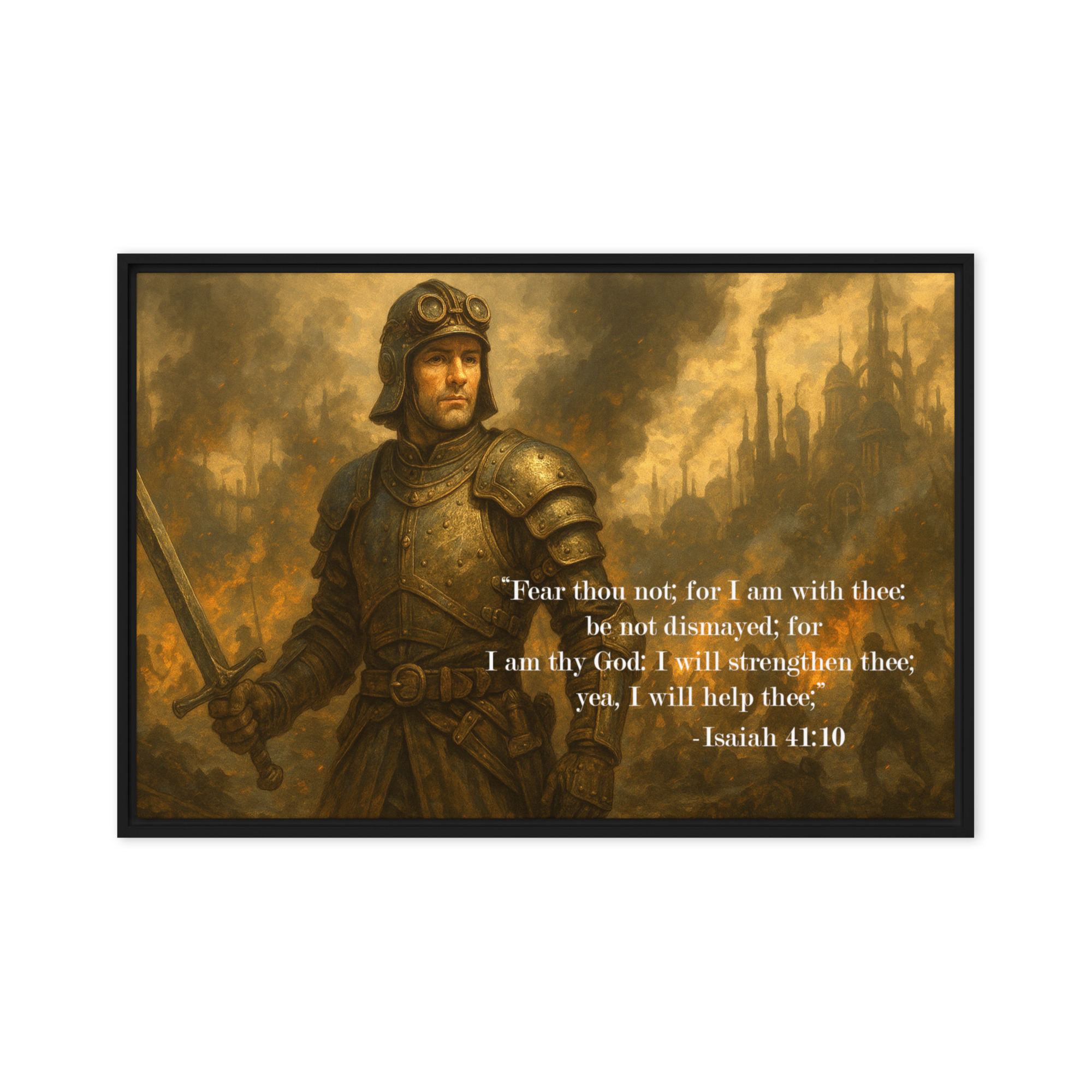 Fear Not: The Iron Sentinel - Canvas